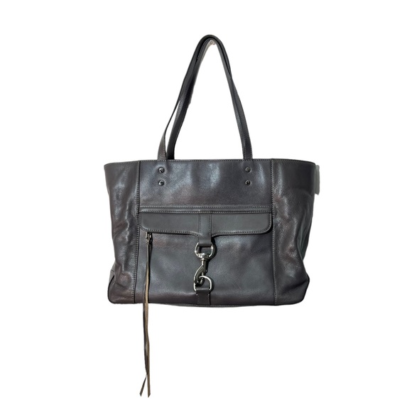 Rebecca Minkoff Leather Tan Toggle Tassel Tote Coin Purse and Dust Bag with tags - Picture 4 of 5